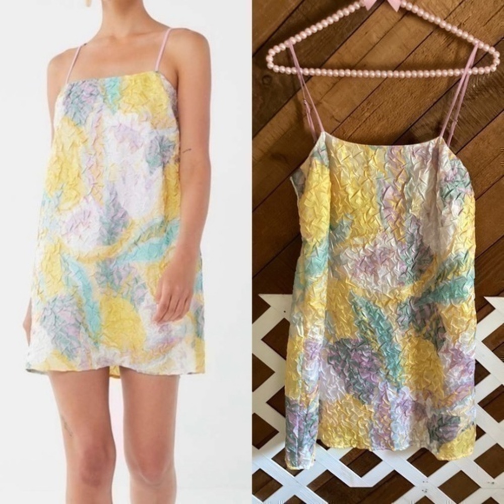 Urban Outfitters crinkled mini dress size S